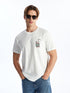 LC Waikiki Crew Neck Short Sleeve Printed Combed Cotton Men's T-shirt